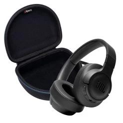 JBL Tune 710BT Wireless Over-Ear Headphones With GSport Deluxe Travel Case