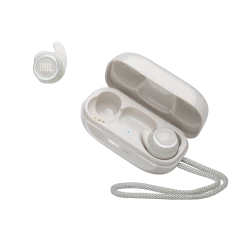 JBL Reflect Mini NC Waterproof True Wireless Noise Cancelling Sport Earbuds 25 JBL Reflect Mini NC Waterproof True Wireless Noise Cancelling Sport Earbuds -Audio Bliss Boutique JBL REFLECT MINI Product 20Image Hero White