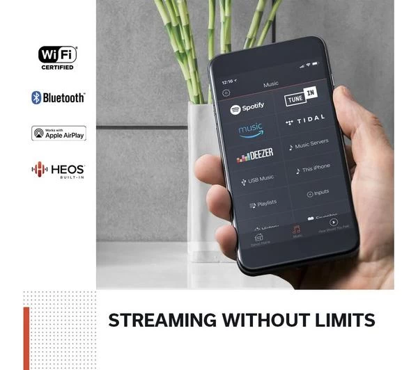 DENON Home 150 Wireless Multi-room Speaker With Amazon Alexa - Black 11 DENON Home 150 Wireless Multi-room Speaker With Amazon Alexa - Black - Image 9