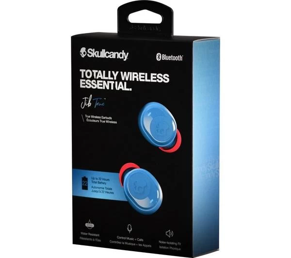 SKULLCANDY Jib True Wireless Bluetooth Earphones - Blue 4 SKULLCANDY Jib True Wireless Bluetooth Earphones - Blue - Image 2
