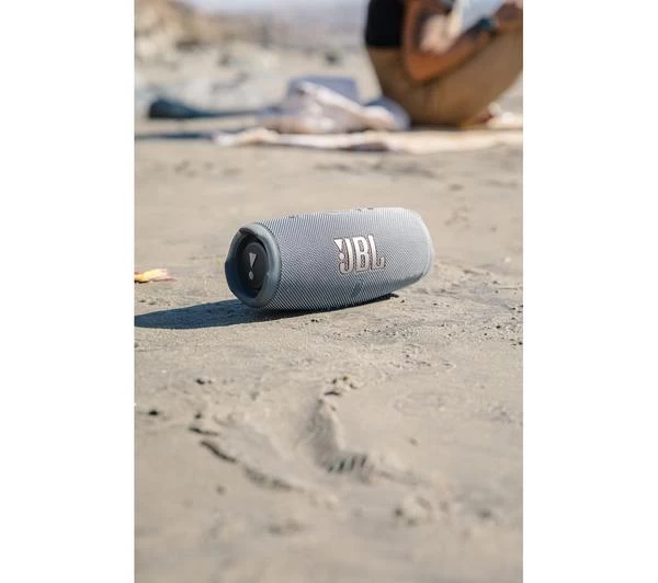 JBL Charge 5 Portable Bluetooth Speaker - Grey 14 JBL Charge 5 Portable Bluetooth Speaker - Grey - Image 12