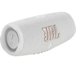 JBL Charge 5 Portable Bluetooth Speaker - White