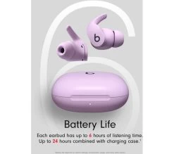 BEATS Fit Pro Wireless Bluetooth Noise-Cancelling Sports Earbuds - Stone Purple -Audio Bliss Boutique M10234257 purple 013
