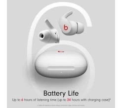 BEATS Fit Pro Wireless Bluetooth Noise-Cancelling Sports Earbuds - Beats White -Audio Bliss Boutique M10234257 white 003