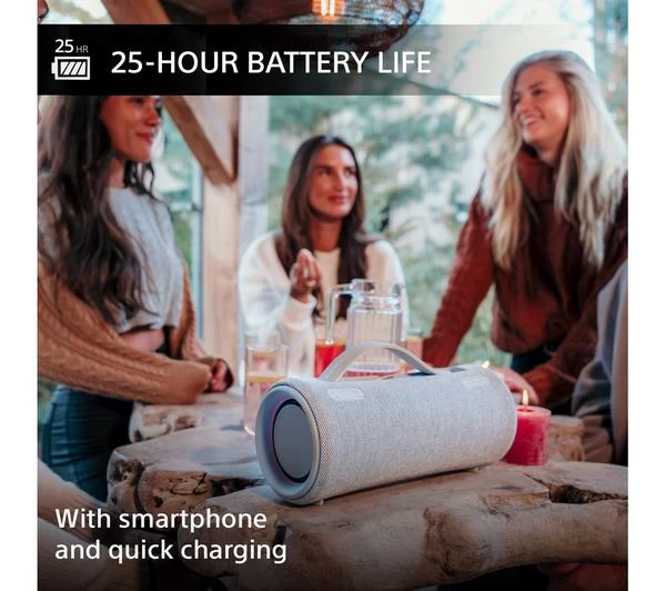SONY SRS-XG300 Portable Bluetooth Speaker - Grey 5 SONY SRS-XG300 Portable Bluetooth Speaker - Grey - Image 3