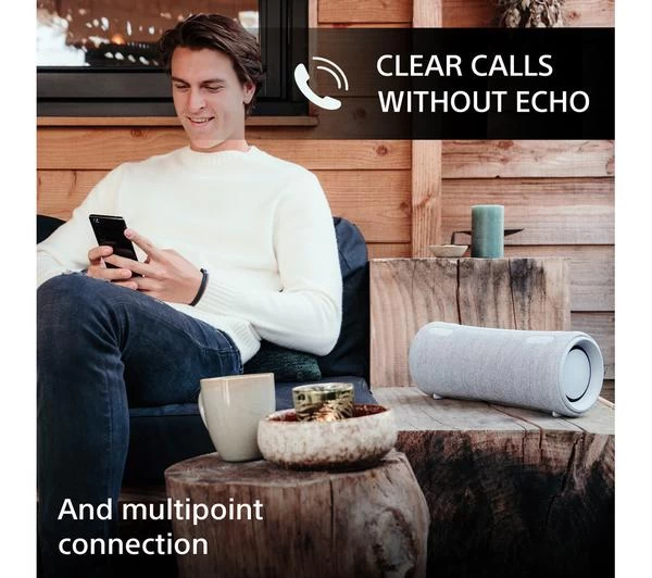 SONY SRS-XG300 Portable Bluetooth Speaker - Grey 7 SONY SRS-XG300 Portable Bluetooth Speaker - Grey - Image 5