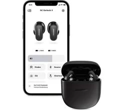 BOSE QuietComfort II Wireless Bluetooth Noise-Cancelling Earbuds - Triple Black -Audio Bliss Boutique M10242854 black 014