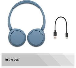 SONY WH-CH520L Wireless Bluetooth Headphones - Blue -Audio Bliss Boutique M10247634 blue 011