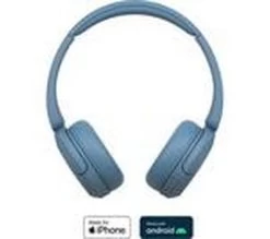 SONY WH-CH520L Wireless Bluetooth Headphones - Blue -Audio Bliss Boutique M10247634 blue 012