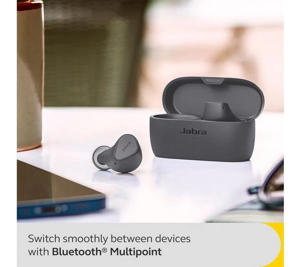 JABRA Elite 4 Wireless Bluetooth Noise-Cancelling Earbuds - Dark Grey 14 JABRA Elite 4 Wireless Bluetooth Noise-Cancelling Earbuds - Dark Grey - Image 12