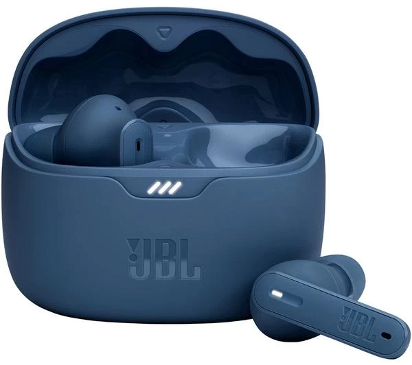 JBL Tune Beam Wireless Bluetooth Noise-Cancelling Earbuds - Blue