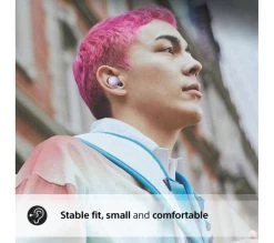 SONY WF-C700N Wireless Bluetooth Noise-Cancelling Earbuds - Lavender -Audio Bliss Boutique M10249152 purple 002