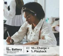 SONY WF-C700N Wireless Bluetooth Noise-Cancelling Earbuds - Lavender -Audio Bliss Boutique M10249152 purple 006