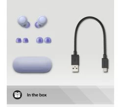 SONY WF-C700N Wireless Bluetooth Noise-Cancelling Earbuds - Lavender -Audio Bliss Boutique M10249152 purple 008