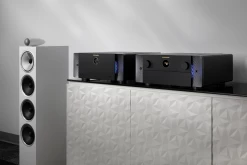 Marantz AV 10 Reference + AMP 10 16 Channel Amplifier Bundle -Audio Bliss Boutique Marantz AV10 AMP10 In situ Bluelight 2