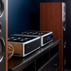 NAD Masters Series M23 HybridDigital Stereo Power Amplifier -Audio Bliss Boutique NADM23M33onBlackCabinetswithPSBT600 Facebook 2048x2048 1