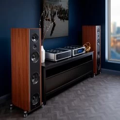 NAD Masters Series M23 HybridDigital Stereo Power Amplifier -Audio Bliss Boutique NADM23M33onBlackCabinetswithPSBT600Wide Facebook 2048x2048 1