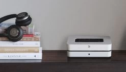 Bluesound POWERNODE Wireless Multi-Room Music Streaming Amplifier -Audio Bliss Boutique POWERNODE headphones two way bluetooth