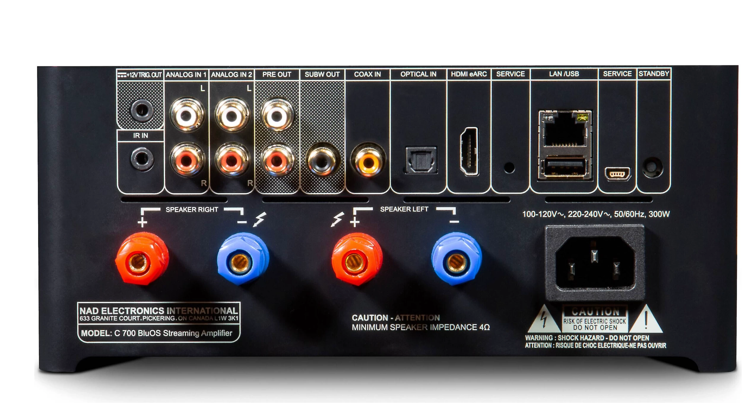 NAD C700 BluOS Streaming Amplifier 4 NAD C700 BluOS Streaming Amplifier - Image 2