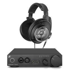 Sennheiser HD 820 Over-Ear Closed Back Audiophile Headphones Bundle With HDV 820 Headphone Amplifier