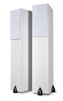 Totem Sky Tower Floorstanding Speaker (Pair) -Audio Bliss Boutique SkyTowerSatinWhiteGrill