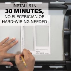 Sanus WSIWPSB1-W1 Ultimate In-Wall Cable Management Kit For Mounted TV & Soundbar (White) -Audio Bliss Boutique WSIWPSB1 A Content5 1