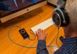 McIntosh MHA50 Portable Decoding Amplifier -Audio Bliss Boutique XL MHA50 desktop