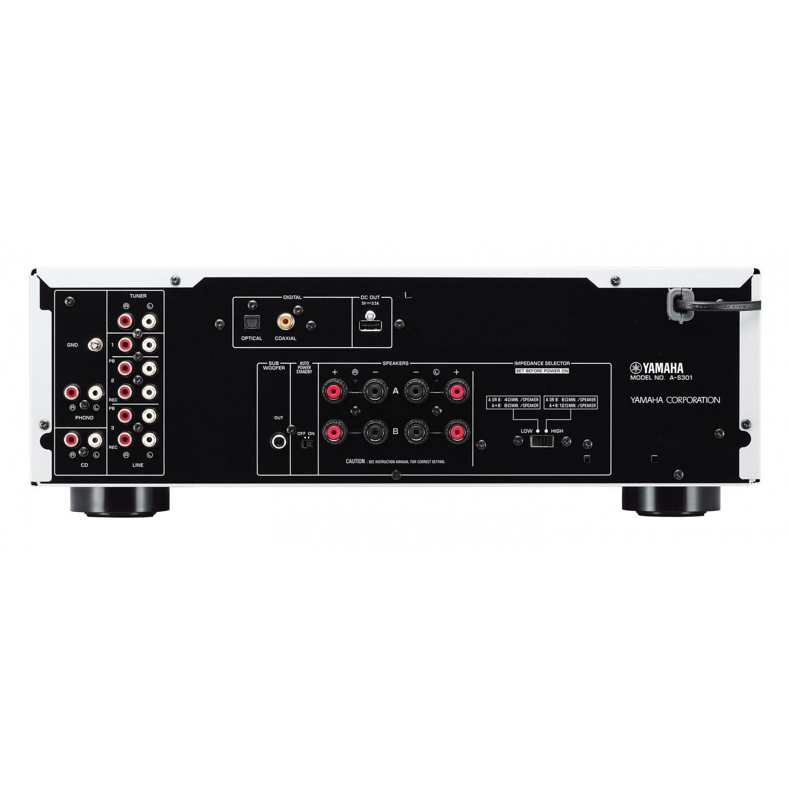Yamaha A-S301 Integrated Amplifier 4 Yamaha A-S301 Integrated Amplifier - Image 2
