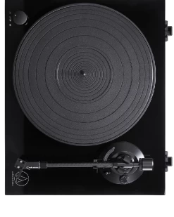 Audio-Technica AT-LPW50PB Fully Manual Belt-Drive Turntable -Audio Bliss Boutique at lpw50pb overview top
