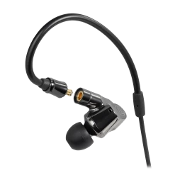 Audio-Technica ATH-IEX1 In-Ear Hybrid Multidriver Headphones -Audio Bliss Boutique ath iex1 04