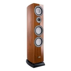 Canton - Vento 80 - 3-Way Bass Reflex Floorstanding Speakers (Pair) -Audio Bliss Boutique c a canton vento 80 tower speaker walnut angle 1