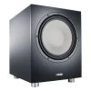 Canton - Power Sub 12 - Front-Firing Bass-Reflex Active Subwoofer -Audio Bliss Boutique canton power sub 12 subwoofer black angle 1
