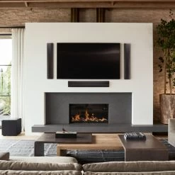 Definitive Technology Mythos LCR-85 On-Wall Speaker For 85 Inch TVs (Each) -Audio Bliss Boutique dt mythos lcr 85 luxury