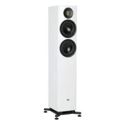 ELAC - Solano FS287 - Floorstanding Speakers (Pair) -Audio Bliss Boutique e l elac solano fs287 floorstanding speaker white angle