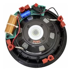 Earthquake - SUB6 - 6.5" In-Wall Passive Subwoofer (Single) -Audio Bliss Boutique earthquake sub6 in ceiling subwoofer black back