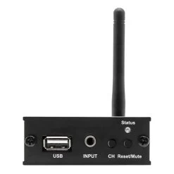 Earthquake - SWAT-2.4X - Wireless Transceiver Kit -Audio Bliss Boutique earthquake swat 2 4x wireless reciever black front