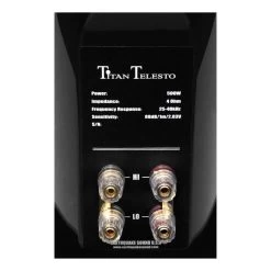 Earthquake - TELESTO - Titan Telesto Tower Speakers (Pair) -Audio Bliss Boutique earthquake telesto tower speakers black detail