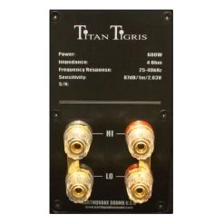 Earthquake - TIGRIS - Titan Tigris Tower Speakers (Pair) -Audio Bliss Boutique earthquake tigris tower speakers black detail