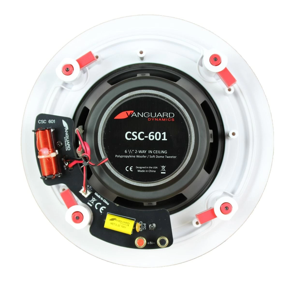 Vanguard Dynamics - CSC-601 - 6.5" In-Ceiling Speaker (Single) 3 Vanguard Dynamics - CSC-601 - 6.5" In-Ceiling Speaker (Single)