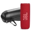 JBL FLIP 6 Portable Waterproof Speaker With GSport Carbon Fiber Case 1 JBL FLIP 6 Portable Waterproof Speaker With GSport Carbon Fiber Case -Audio Bliss Boutique gSport Flip6 Bundle Standing Red