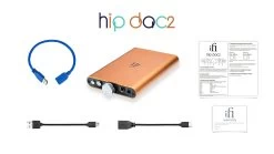 IFi Hip-dac2 Portable Balanced DAC Headphone Amplifier With USB Input 3.5mm Unbalanced 4.4mm Balanced Outputs -Audio Bliss Boutique hip dac2 WITB 1