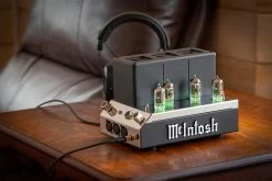 McIntosh MHA200 2-Channel Vacuum Tube Headphone Amplifier -Audio Bliss Boutique mha200 lifestyle