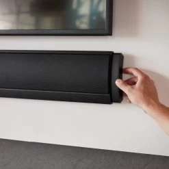 Definitive Technology Mythos 3C-65 On-Wall Passive Sound Bar For 65 Inch TVs -Audio Bliss Boutique mythos 3c 65 slim profile and adjustable width