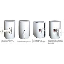 OEM Systems - IO-505 - 5.25" Indoor/Outdoor Cabinet Speaker (Pair) -Audio Bliss Boutique o e oem io505 rear views2