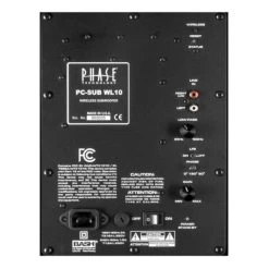 Phase Technology - PC-SUB-WL10 - 10" Wireless Subwoofer (Single) 7 Phase Technology - PC-SUB-WL10 - 10" Wireless Subwoofer (Single) -Audio Bliss Boutique phase technology pc sub wl10 subwoofer black detail