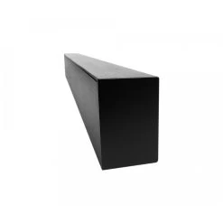 SunBrite All Weather 2-Channel Passive Soundbar For TVs 55 Wide And Larger (Black) -Audio Bliss Boutique sb aw sndbr s b angle side 1