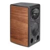 Unison Research - MAX Mini - 2-Way Bookshelf Speakers (Pair) -Audio Bliss Boutique u n unison research max mini bookshelf speakers walnut angle