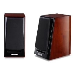 Usher - SD-500 - 2-Way Bookshelf Speakers (Pair) -Audio Bliss Boutique u s usher sd 500 bookshelf speakers gloss walnut grill
